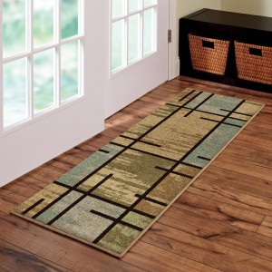 Better Homes and Gardens Spice Grid Area Rug   555039658
